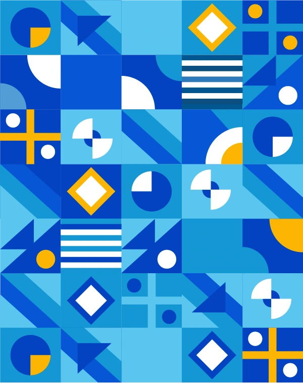 Geometric pattern representing brand identity